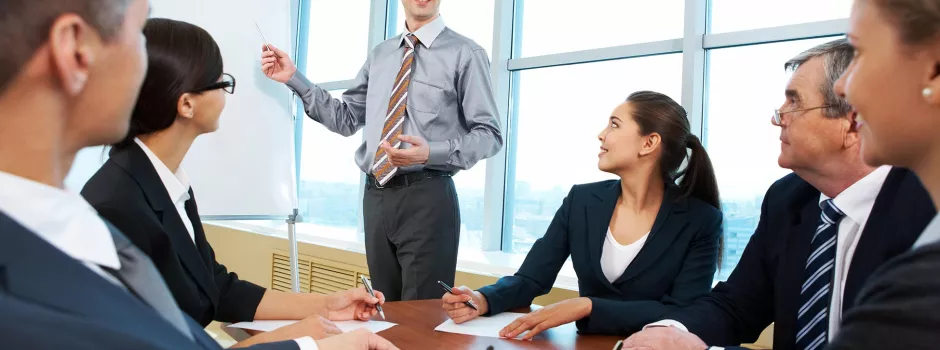 Réunion avec un manager