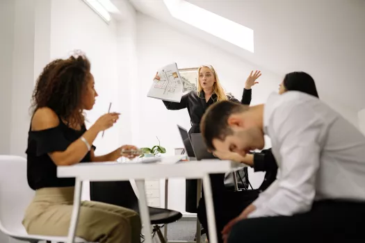 personnes ne se sentant pas à l'aise dans leur travail